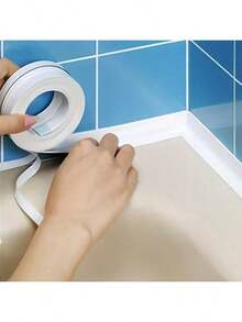 1 Stück PVC wasserdichtes schimmelresistentes Dichtungsband, selbstklebendes Abdichtungsband für Küche & Badezimmer, Heimdekoration, Herbstdekoration, Rückkehr zur Schule - Verschiedenfarbig - Übersicht 8