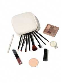 1 PC Personalized Makeup Bag, Customizable With Text/Name/Image/Logo. Personalized Bridesmaid Gift, Wedding Gift, Travel Toiletry Bag, Makeup Bag. Makeup Bag Toiletry Bag, Birthday Gift, Valentine's Day Gift, Christmas Gift, Merry Christmas, Mother's Day Gift. - Multicolor - View 6