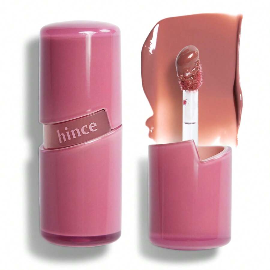 hince Raw Glow Lip Tint CHAI 11 4ml - Stain Glazed, Glossy Dewy Lip Gloss, Non Sticky & Long Wearing For Natural Glass Glow, Hydrating, Moisturizing Liquid Lipstick, Vegan - 柴11 - 查看 1