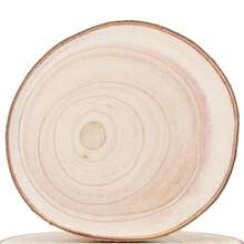 1 Pc Large Wood Slices, Natural Wood Slices, Unfinished Wood Centerpieces For Tables, Wood Slices For Centerpieces, For Display,Crafts,Painting,Table Decor,Wood Burning,DIY Crafts, And Home Decor,Rustic Wedding Decorations Valentines Orname - Brown - View 15