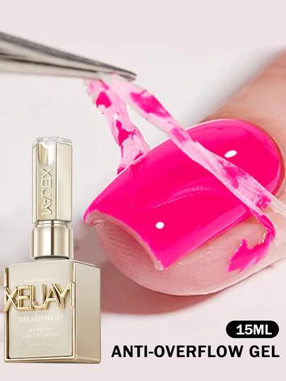  XEIJAYI 1Pc 15ml Anti-Overflow Glue Nail Peel Off Liquid Edge Latex Tape Fast Dry Skin Care Protect Nail Polish Varnish Tool Nails