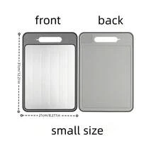 4-In-1 Meat Thawing Tray With Cutting Board, Knife Sharpener And Garlic Grater - Frozen Meat Defrosting Plate, Designed For Kitchen, Cooking Prep | Multifunctional Design | Kitchen Accessory