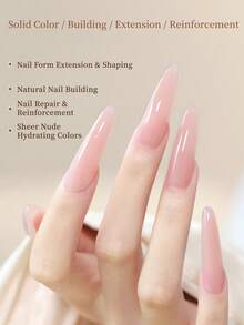 XEIJAYI 18-Color 30ml Crystal Nail Extension Gel , Clear Builder Gel For Natural Nail Tips, Soak Off UV/LED Gel With High Gloss Finish, Professional Salon & DIY Manicure Supplies, Long Lasting Nail Art - Multicolor - View 10