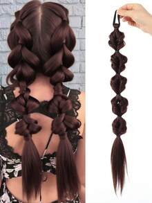 20英寸马尾假发 女款泡泡辫扭辫扎辫子脏辫马尾灯笼辫 - 彩色 - 查看 10