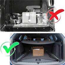 Red de barrera de coche protectora para perros, duradera y resistente a arañazos con 4 ganchos fáciles de instalar, adaptable universal para coches, SUV y camiones, garantiza una conducción segura aislando a las mascotas de los conductores - Unitalla - Ver 5