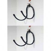 Soporte de pared para yoga, rodillo de espuma y toallero, estante de almacenamiento para colgar correa de yoga y bandas de resistencia en tu clase de fitness o gimnasio en casa, tamao ajustable, - rosado, anaranjado - Ver 3