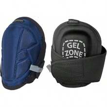 McGuire-Nicholas Gel Lite Pro - Rodilleras para piso para hombres y mujeres rodilleras ajustables de gel suave para jardinería pisos y trabajo azul marino/negro 22382Protective Kneepads - NavyNegro - Ver 4