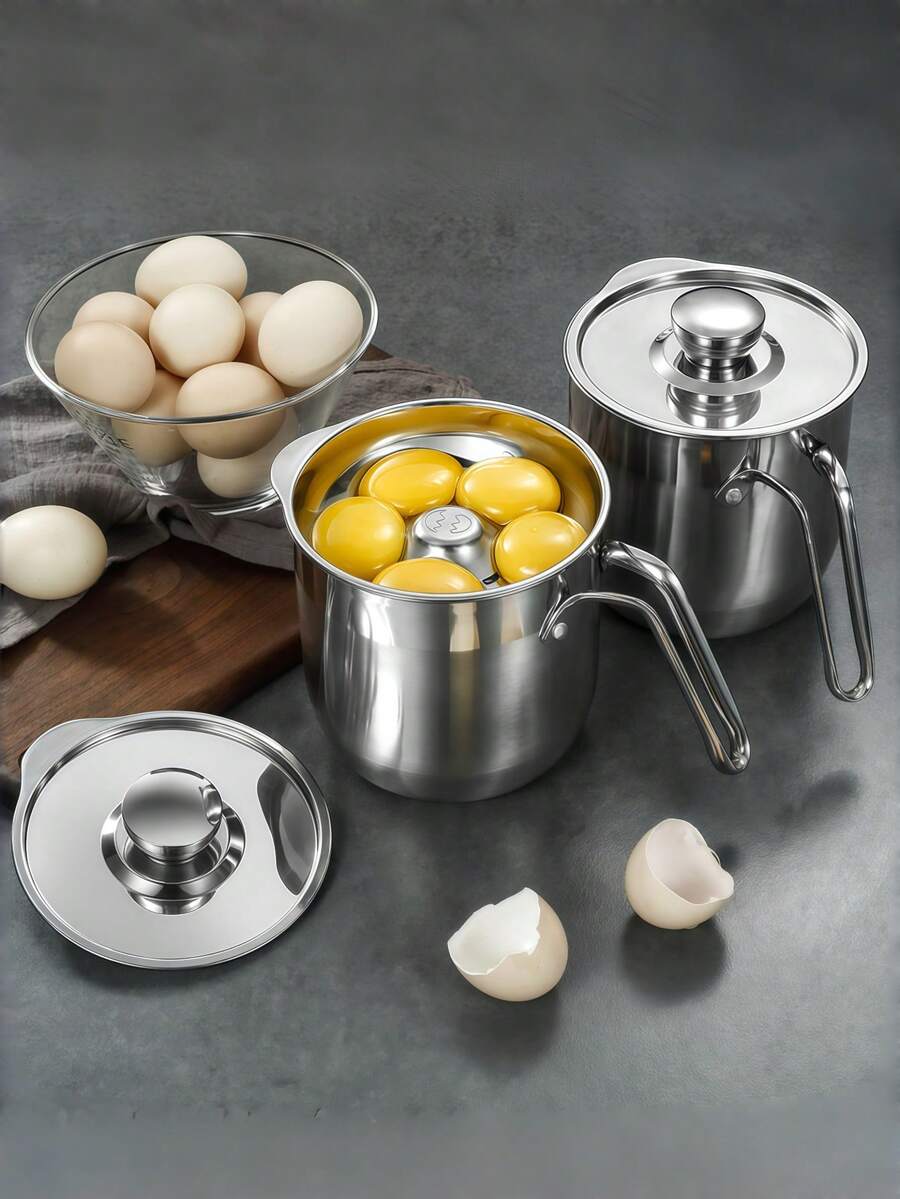 1 套优质 304 不锈钢蛋清分离器 - 轻松分离蛋黄和蛋白，方便健康烹饪和烘焙，蛋黄搅拌器，烘焙必备，厨房工具，小巧厨房小工具，现代厨具，坚固耐用，厨房配件，家庭厨师，健身爱好者