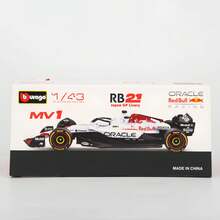 Burago New 1/43 F1  RB20 2025 Model Car (Premium Version) #1  #11 Sergio Perez With Helmet,  F1 Diecast Model Car With Acrylic Display Case, Birthday Holiday Gift, Decoration - RB21 JP GP-#1 - View 9