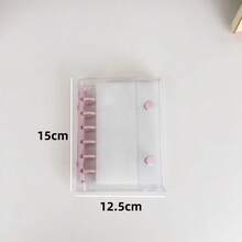 Capas de Fichário com Fivela Dupla A8/A6/A7/M5, Capa Transparente para Folhas Soltas, Bolsas de Reposição DIY para Cadernos, Organizador de Livros de Coleção