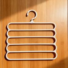 1/3 piezas Organizador de armario multifuncional antideslizante de 5 niveles, perchero de corbatas, perchero de bufandas, perchero de accesorios para el cabello, herramienta de almacenamiento doméstico práctica, ahorro de espacio, ordenado y limpio - Multicolor - Ver 8