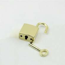 Mini Archaize Padlocks Key Lock With Key For Jewelry Box Storage Box Diary Book - Multicolor - View 17