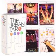 Modern Urban Beauty Tarot Cards - Insight And Guidance, Pure White, Professional Card Interpretation For Consultants, Mystical Artwork - trắng - Xem 6