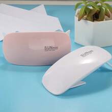 OBOVAY 1pc 6W Mini Nail Dryer, Portable 6LED UV Nail Lamp, Home Nail Dryer, For Drying Nail Polish, With USB Cable, Mini Nail Dryer UV Lamp, Multi-Functional Nail Gel Curing Light, Single Finger Nail Lamp, Suitable For Gel Nail Polish, Travel & Home Nail Tool. Suitable As Thanksgiving, Valentine's Day, Birthday, Mother's Day Gift. - Multicolor - View 2