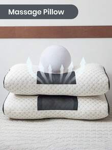 1/2pcs Pillows, Bedding, Bed Pillows, Massage Neck Pillow, Christmas Decoration, Room Decor, Suitable For Cervical Spine-Adult Sleep Health Care| Shoulder Pain Pillow For All Sleeping Positions, Honeycomb Shape Massage Pillow, Help Sleep And Protect The Neck Pillow, High Quality Pillow Core, Dorm Room Essentials College, Suitable For Home Bed, Sofa, Living Room, Bedroom - 蜂巢枕芯 - 查看 9