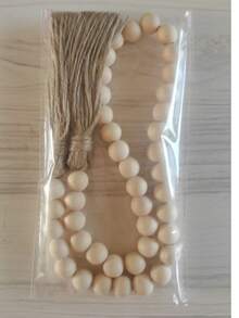 1PC Tassel Wooden Beads Garland DIY Handmade Jewelry Accessories Log Color Wooden Beads Rope String Farmhouse Wooden Beads Hanging Home Decoration Pendant Crafts Ornaments,Home Decor,Kitchen Decor, Decor,Room Decor,Christmas Decor,Party Decor,Decorative Crafts,Desk Ornaments,Table Decorative Ornaments,Party Gift, Decorations,Christmas Decorations, Christmas Gift. - Wood Color - View 13