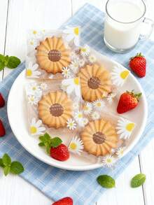 饼干包装袋、月饼包装袋、糖果包装袋、雪花糕点包装袋、糖霜圆点包装袋、自粘袋、自封袋、烘焙包装袋 - 彩色 - 查看 7