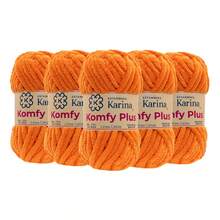 ESTAMBRE KOMFY PLUS PAQ 5 MADEJAS 100 GRS C/u COLOR POR PAQUETE ESTAMBRES KARINA - 173 Mirinda - Ver 1