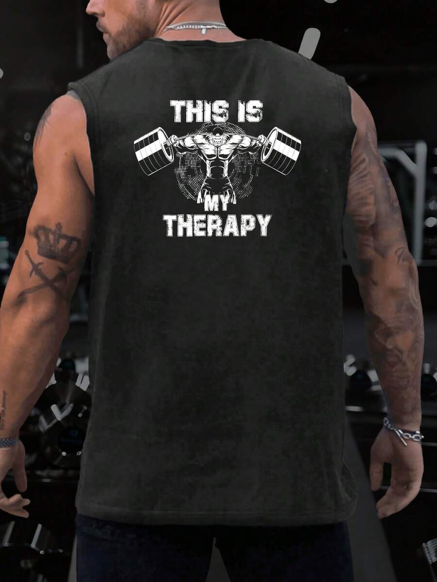 “这是我的疗愈”健身T恤，运动上衣，我的疗愈T恤：健身动力，健身房T恤，运动上衣，健身服饰，动力，疗愈，男士时尚，肌肉T恤，举重T恤 黑色夏季