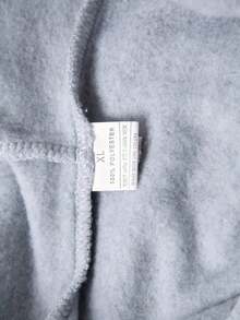 男士休闲抽绳口袋连帽衫和运动抽绳裤两件套 - 淺灰色 - 查看 4