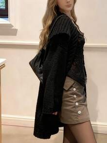 Women Cardigans - Black - View 4