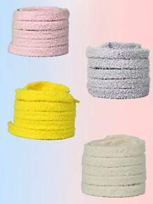 HALF    INSOLE 2 件柔软蓬松鞋带 - 纯色、休闲、可手洗，适用于女鞋、运动鞋、冬鞋 - 彩色 - 查看 4