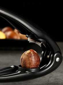 Heavy Duty Metal Chestnut And Nut Cracker With Handle - Multi-Function Nut Opener Tool For Walnuts, Hazelnuts, Almonds, Cashews - Easy To Extract, Household And Commercial Nut Cracker - Multicolor - View 1