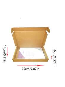 10个/套瓦楞纸箱，适用于快递包装、空运、邮政递送和礼品包装，是小型企业和个人邮寄需求的理想选择。