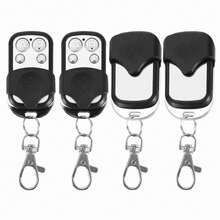 Llavero De Control Remoto Inalámbrico, 4 Controles Universales Para Puertas 433 Mhz Clonador, Control Remoto De Clonación Universal, Para Controlar Tus Dispositivos Coches Casas, Mando Garaje Universal - Negro - Ver 11