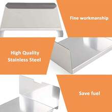 BAC012 Drip Pan Heat Baffle Traeger Pro Series 575 22 Lil' Tex Pellet Grill Diffuser Plate Smoker, BAC-012, BAC-507 Traegger Grill, Heavy Duty Stainless Steel Drip Tray - BCA012 - 查看 5
