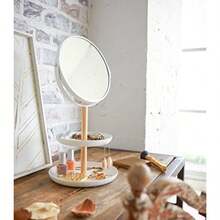 YAMAZAKI Home Tosca Bandejas accesorias/Espejo, Blanco(Con espejo) - Multicolor - Ver 7
