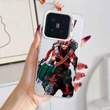 Funda de teléfono de moda clásica estilo  de marca de influencer, adecuada para Xiaomi Redmi A5, A3, 14C, 13C, 12C, 10C, 9C, K70, Note 14, 13, 12, 11, 11s, 10, 10s Pro Plus 4G/5G, cubierta trasera dura mate plateada, diseño creativo y genial - Mezcla de colores - Ver 4