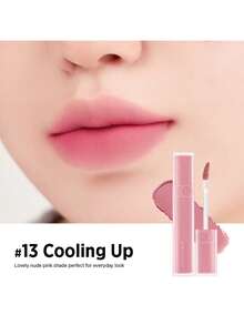 Rom&nd BLUR FUDGE TINT 13 Cooling Up 0.17oz, Romand Liquid Lipstick, Lip Gloss, Matte Lip Tint Light Weight Cream Type Spreadable Super Stay High-Pigment Non-Drying Velvety Matte Smudges Easily & Smoothly K-Beauty,GIFT, 5.0g/0.18oz