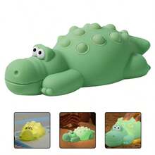 1pc Alligator Night Light, 7 Color Cute Night Light Lamp Mini Lamp, Dimmable Cute Night Light, Portable Lamp, Rechargeable Table Light, Decorative Light For Restaurants, Hotels - Multicolor - View 11