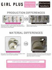 10件套尖头美甲贴片，银绿紫扎染，手绘点状、水滴状及几何图案，3D立体钢珠美甲配件，Y2K风格可穿戴美甲套装，适合女性日常佩戴及派对场合（内含：一块果冻胶和一条摩擦条）美甲用品 - 銀色 - 查看 11