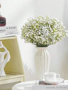 Buquê de 1 ou 10 lírios-de-cálice brancos artificiais, ideal para decoração de casa, mesa, arranjos florais DIY, decoração de casamentos e festas, decoração de jardins e áreas externas, casamentos, festas e ambientes em geral. - Branco - Ver 2
