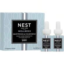 Recarga de difusor de fragancia para el hogar HAWTSmart - Juego de 2 - Diseñado para los difusores NEST X Pura 3 y NEST X Pura 4 - Aroma a madera a la deriva y manzanilla - Libre de crueldad, vegano - Azul - Ver 3