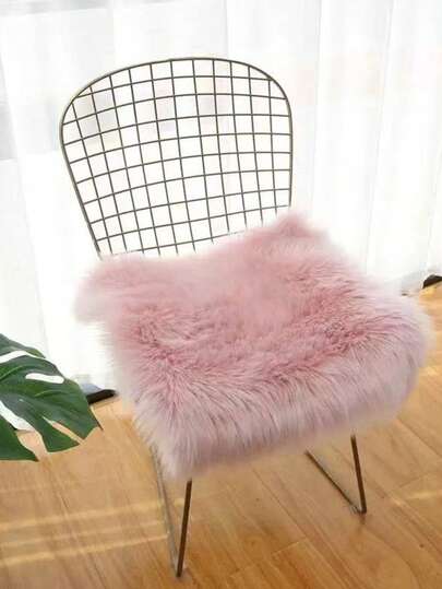 1 st nordisk stil ljusrosa plyschstolsdyna, mjuk och hudvänlig ljusrosa plyschstolsdyna, lämplig för jul, Thanksgiving och nyårsdekoration, mjuk och hudvänlig, heminredningsgolvmatta för vardagsrum, sovrum, badrum eller kök, sovrumsmatta, dekorativ matta, liten matta, matta, heminredning, vardagsrumsmatta