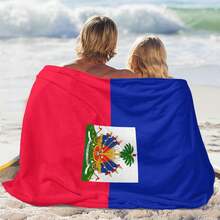Haiti Haitian Flag Throw Blanket Flannel Blankets Soft Warm Cozy Lightweight Bed Throws For Bedroom Living Room Sofa Couch Home Decor 60"X50", Warm Flannel Blanket – Lightweight & Perfect Gift For Family/Friends - Nhiều màu - Xem 7