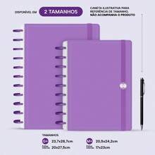 Disco Notebook + Iscool Hardcover 140 Sheets Smart Solid Colors - Lilac - View 2