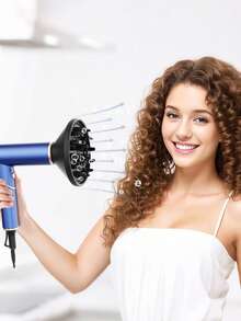 1pc Hair Dryer Diffuser, Universal Diffuser Suitable For Curly Hair Care, Hair Dryers, Fragrance Diffusers And Styling Tools And Home Appliance Accessories, Fits Women's Hair - Multicolor - View 2