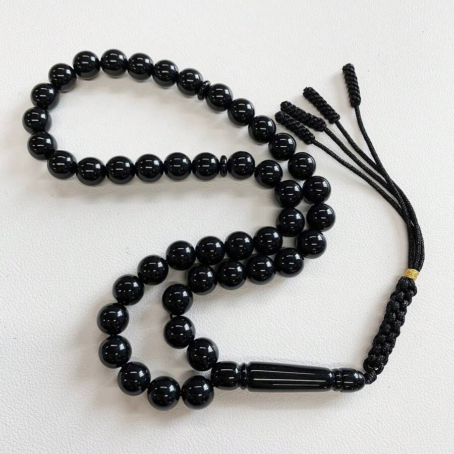 45颗穆斯林念珠，树脂编织念珠。编织念珠，树脂编织念珠，穆斯林祈祷念珠，祈祷念珠，沙特阿拉伯念珠 - 彩色 - 查看 1