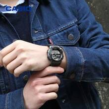 Casio Men's Retro Digital Watch, Black Round Dial, Resin Strap, Quartz Movement, Youth Collection, Perfect For Casual And Street Style AE-1000W-1A