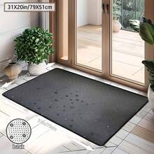 1Pc Large Fashionable Leopard Print Pattern Area Rugs, Black And Gray Color Scheme, Non-Slip Backing, Lightweight, Durable Polyester, Machine Washable, Easy To Clean, Soft Felt Back, Suitable For Living Room, Bedroom Or Office, Sofa, Coffee Table, Kitchen, Bathroom, Balcony, Entrance Carpet, Apartment, Dormitory, Porch, Patio, Farmhouse Decor, Low Pile Carpet, Low Pile Carpet - Phong cách 6 - Xem 9