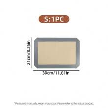 1 件装硅胶烘焙垫（11.81 英寸 x 8.26 英寸/16.53 英寸 x 11.61 英寸），可重复使用，耐热不粘烤箱垫，蛋糕模具垫，适用于马卡龙、饼干等烘焙，烘焙工具，厨房配件，家居厨房用品 - - - 查看 8