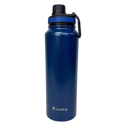  Termo de 800ml Lincky. Vaso térmico para bebidas calientes y frías. Termos portátil de acero inoxidable ideal para viajes.