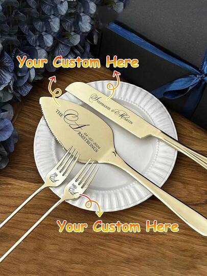 2Pcs Personalized Stainless Steel Engraved Cake Knife, Custom Crystal Handle Cake Cutting Set For Wedding, Spatula, Pizza And Cheese Cutter, Baking Tools, Personalized Stainless Steel Cake Knife With Engraving Name, Knife Size: 33.5cm/13.2in, Shovel Size: 27.5cm/10.8in, Wedding Cake Knife And Server Set, Cake Cutting Set For Wedding ,Stainless Stylish,Adorable,Colorful Custom,Personalized,Unique Ideal Gifts For Friends,Home,Office