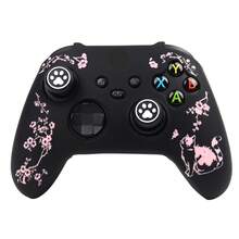 Cat Among Blossoming Branches Controller Skin Cover Compatible With Xbox Series X Wireless Controller, RALAN 1 Controller Protector Case+2 Customised Thumb Grips Caps - Multicolor - View 12