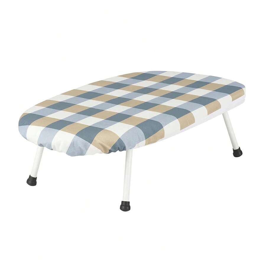 Portable Desktop Ironing Board – Foldable Design With Non-Slip Legs - Blanco y Negro - Ver 1