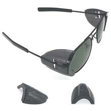 Glasses Side Shields, Slip On Side Shields, L Size Fits Medium To Large, M Size Fits Small To Medium Eyeglasses Frames,Black-L - Black-l - View 4